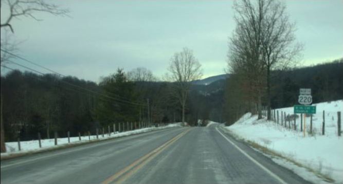 US 220 view