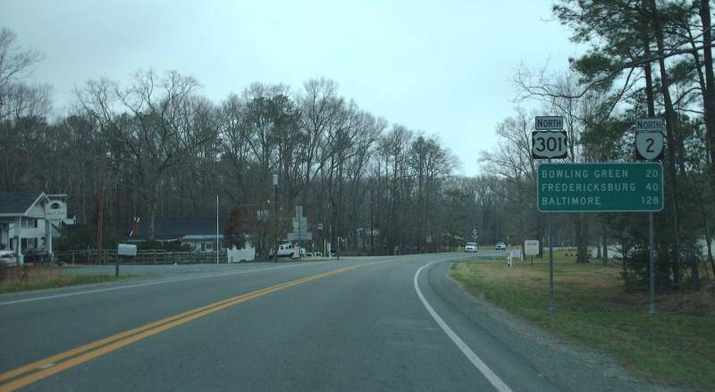 Map Of Route 301 In Virginia Us 301