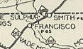 1922 Auto Trails Map