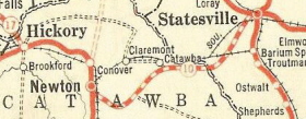 1926 official map