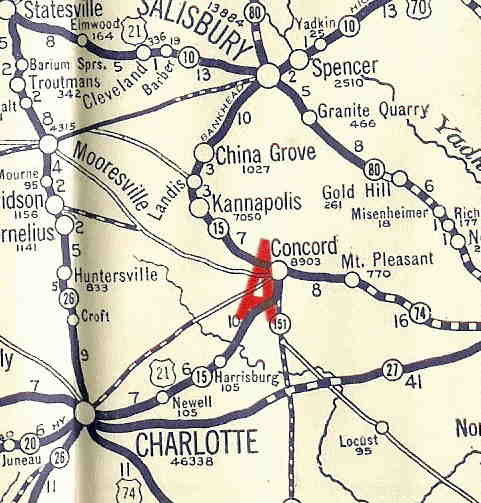 1926 Auto Trails Map