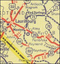 1933 Gousha map