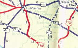 1936 official map