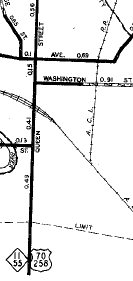 1944 Lenoir County map