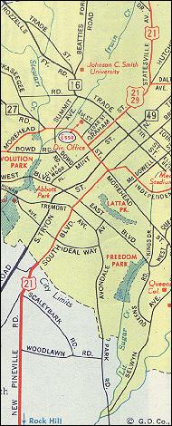 1952 General Drafting map
