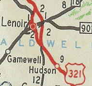 1953 official map