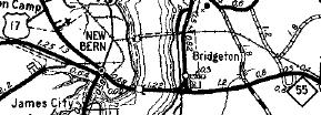 1953 Craven County Map