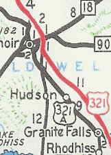 1958 official map