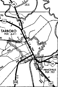 1963 Edgecombe County map