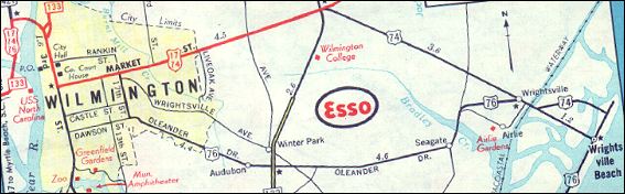 1963 General Drafting map
