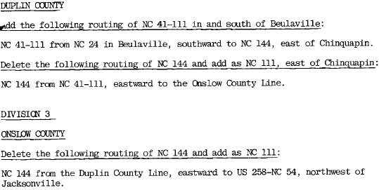 1984 NCDOT document