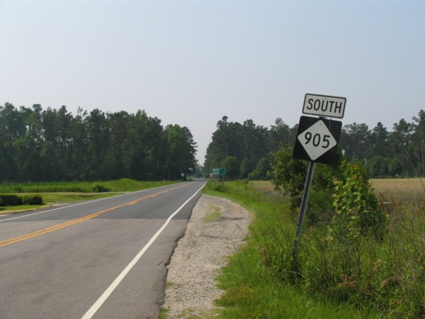 NC 905 Northern End