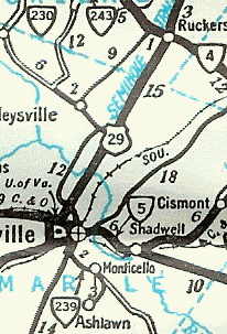 1934 official map