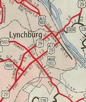 1947 official map