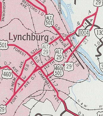 1957 official map
