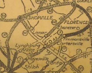 1926 official map