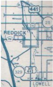 1981 Ocala map