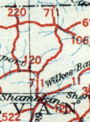 1926 AASHO map